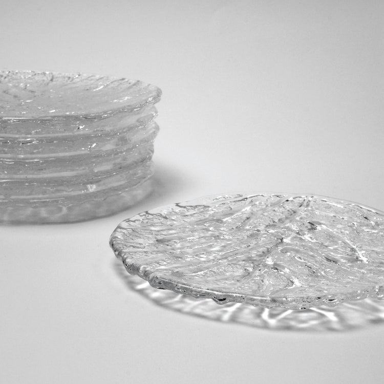 Set of 8 'Příroda' plates, designed by I. Rozsypal, Czechoslovakia, 1970s