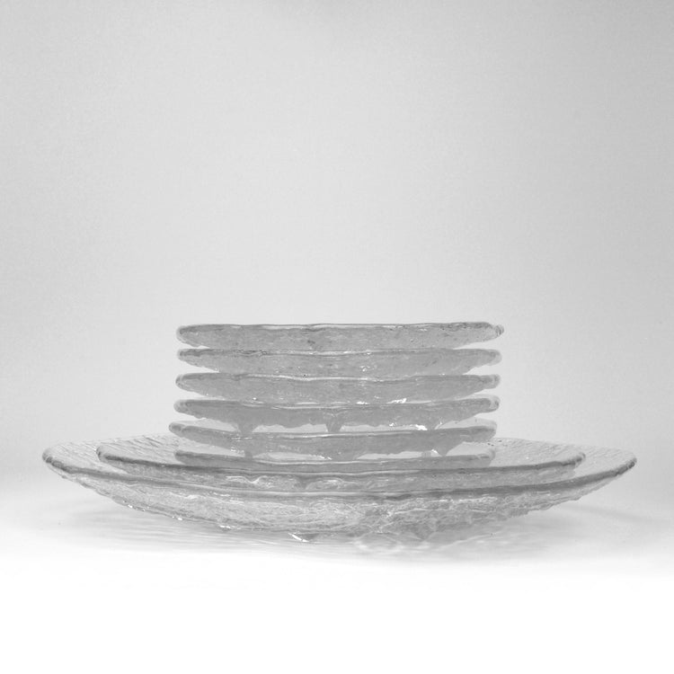 Set of 8 'Příroda' plates, designed by I. Rozsypal, Czechoslovakia, 1970s