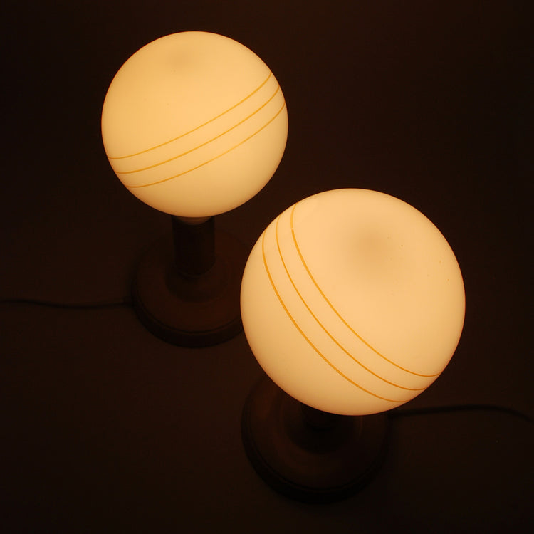 Pair of bedside lamps, Polam-Meos, 1970s/80s