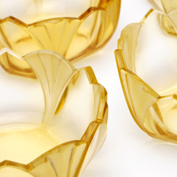Set of 4 Art Deco bowls