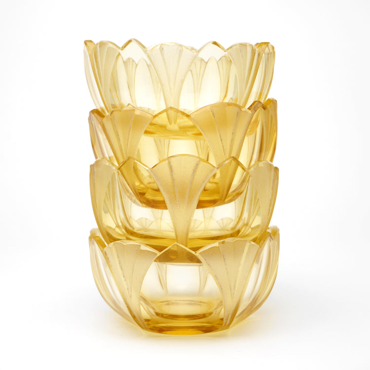 Set of 4 Art Deco bowls