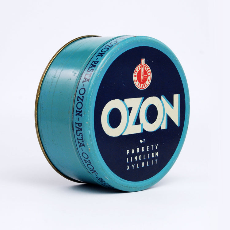 Metal can of OZON, Czechoslovakia