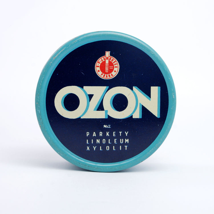 Metal can of OZON, Czechoslovakia