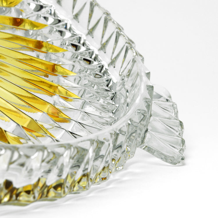 Szklana patera, Walther Glas, Niemcy, lata 60./70.