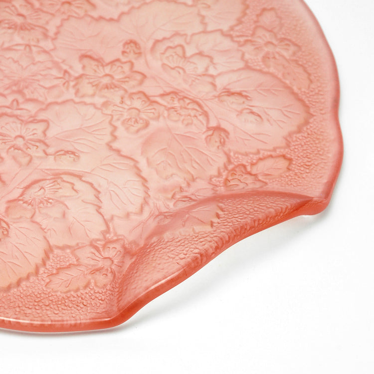 "Strawberry" tray/plate, designed by E. Trzewik-Drost, Ząbkowice, 1980s