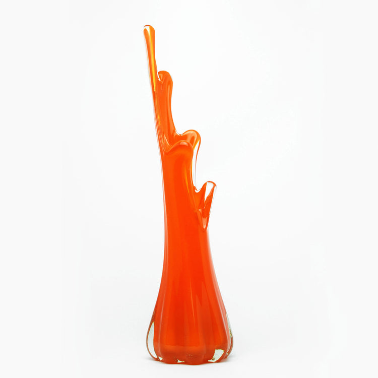 Swung vase, USA, Viking Glass, 1960s/70s.