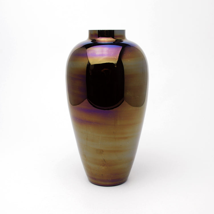 Iridescent vintage vase
