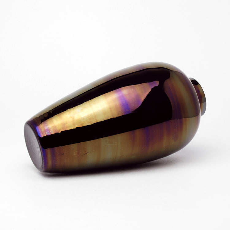 Iridescent vintage vase