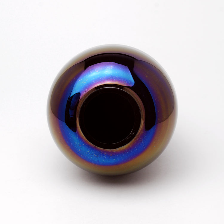 Iridescent vintage vase
