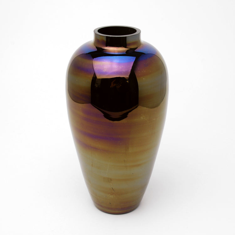 Iridescent vintage vase