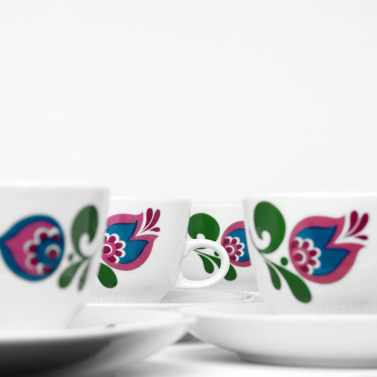 Set of 4 cups, Germany, 1970s