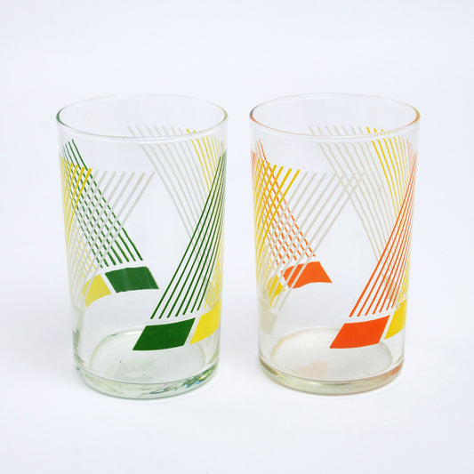 Set of two glasses, Czechoslovakia, 1970s/80s