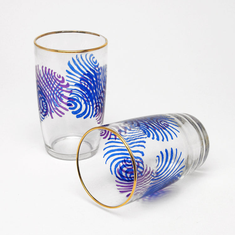 Set of 4 glasses, Czechoslovakia, 1960s/70s